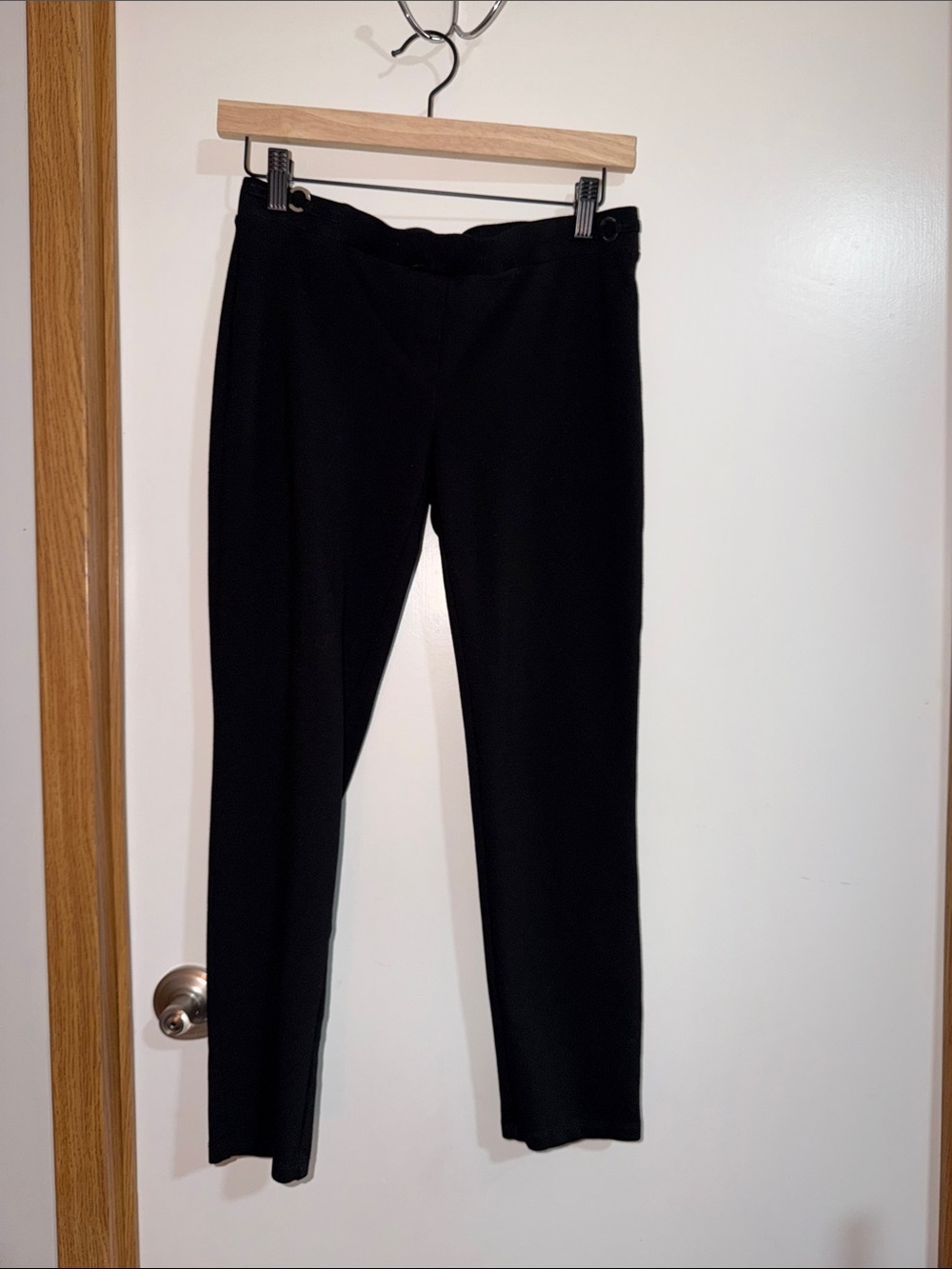Black Women's Straight-Leg Pants
